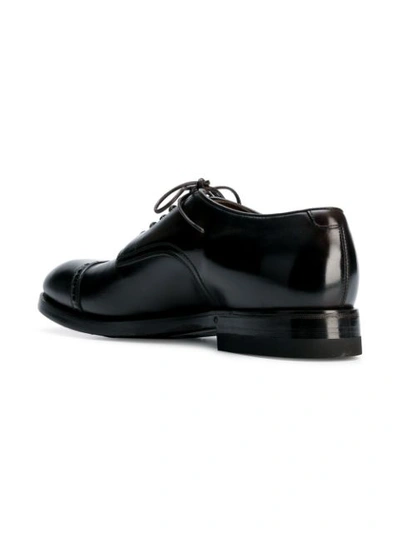 Shop Silvano Sassetti Classic Derby Shoes In Black