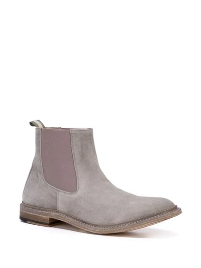 Shop Officine Creative Durham Ankle Boots In Grey
