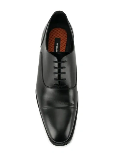 Shop Dsquared2 Lace Up Oxford Shoes In Black