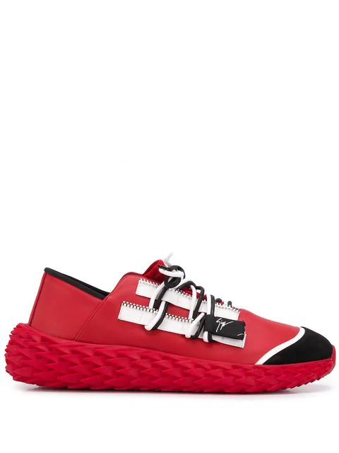 red giuseppe sneakers