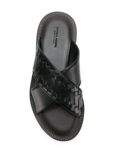 intrecciato woven sandals