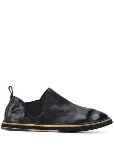 Shop Marsèll Black Leather Loafers