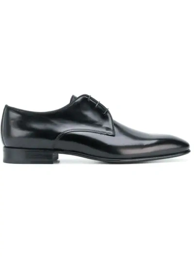 Shop Corneliani Derby Shoes - Black