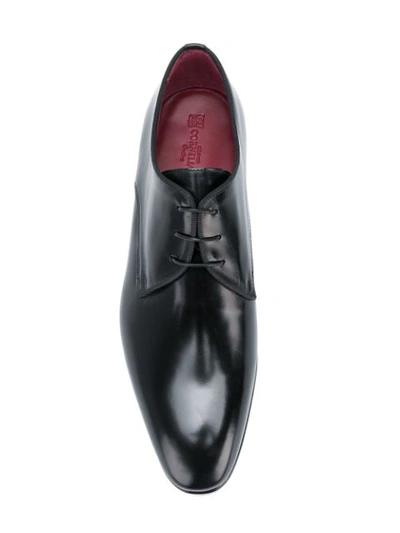 Shop Corneliani Derby Shoes - Black