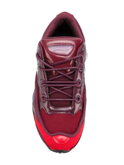 Shop Adidas Originals X Raf Simons Ozweego Iii Lace-up Sneakers In Red