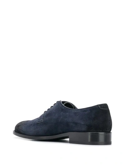 Shop Baldinini Simple Brogue Shoes In Blue
