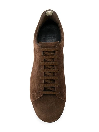 Shop Officine Creative Twace Sneakers  In Dark Brown