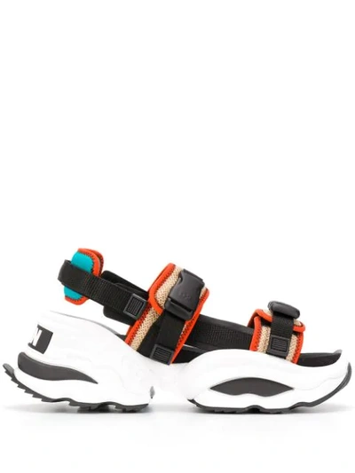 DSQUARED2 BIONIC SPORT GIANT SANDALS - 黑色