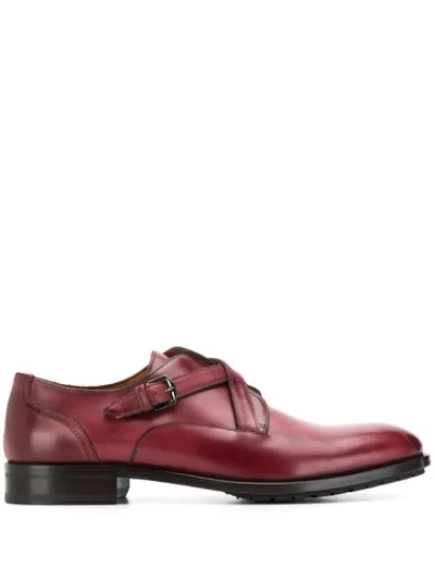 Shop Etro Cross Strap Lace-up Shoes In Brown
