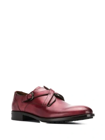 Shop Etro Cross Strap Lace-up Shoes In Brown