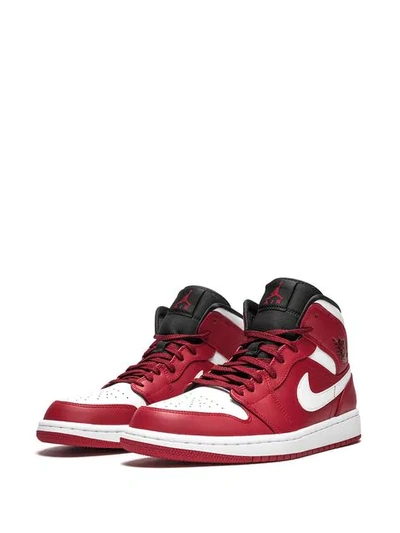 Jordan Air  1 Mid Sneakers In Red