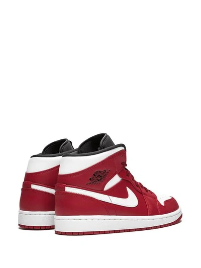 Jordan Air  1 Mid Sneakers In Red