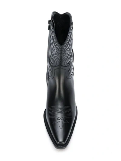 Shop Dsquared2 Cowboy Boots In Black