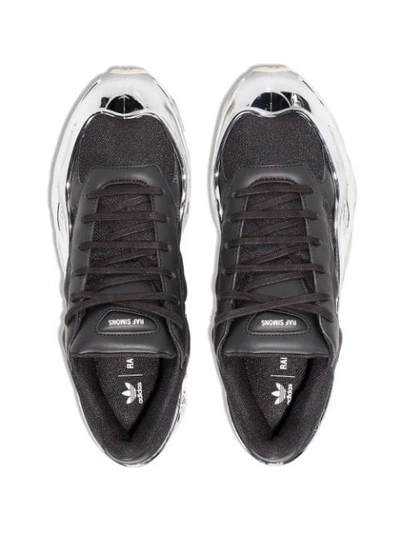 Shop Adidas Originals X Raf Simons Ozweego Sneakers In Black