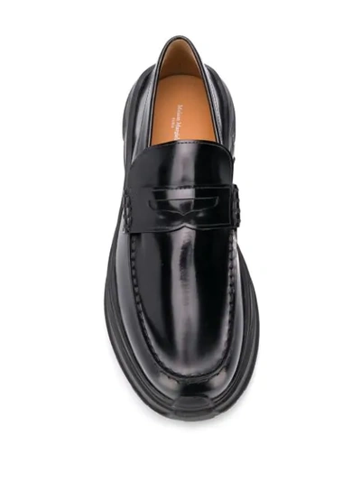 Shop Maison Margiela Chunky Sole Loafers In Black