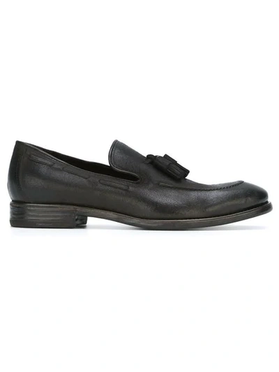 Shop Henderson Baracco Tassel Detail Loafers In Grey