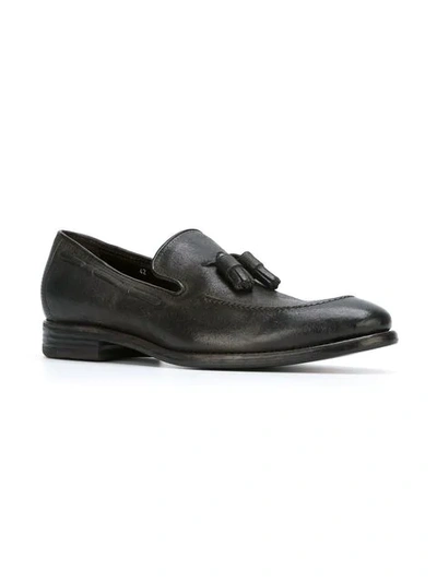 Shop Henderson Baracco Tassel Detail Loafers In Grey