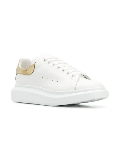Shop Alexander Mcqueen Classic Low-top Sneakers In 9075 White