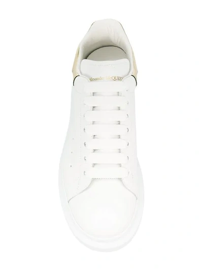 Shop Alexander Mcqueen Classic Low-top Sneakers In 9075 White