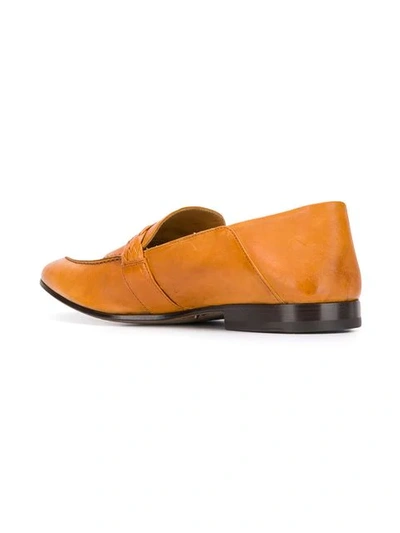Shop Moreschi Classic Loafers In Neutrals