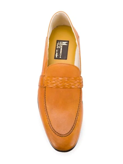 Shop Moreschi Classic Loafers In Neutrals