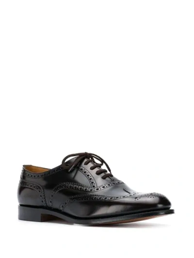 CHURCH'S BURWOOD OXFORD SHOES - 棕色