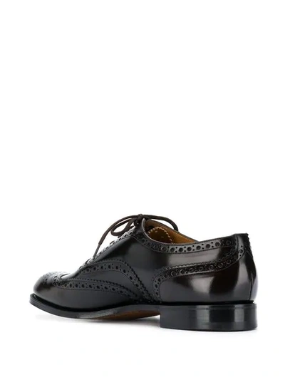 CHURCH'S BURWOOD OXFORD SHOES - 棕色