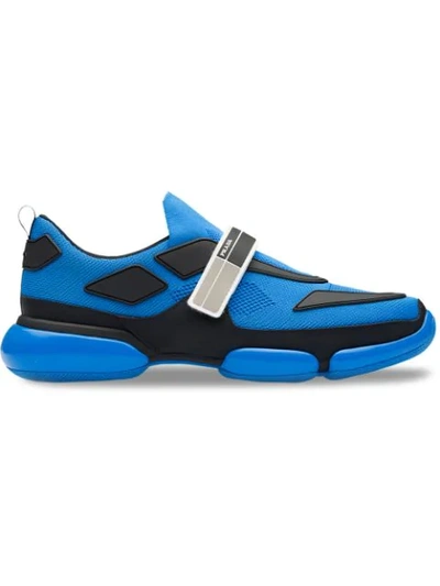 Shop Prada Cloudbust Sneakers In Blue
