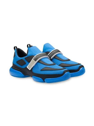 Shop Prada Cloudbust Sneakers In Blue