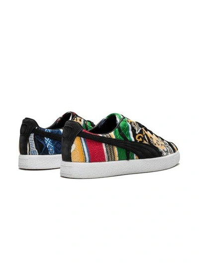 Shop Puma Clyde Coogi Sneakers In Yellow