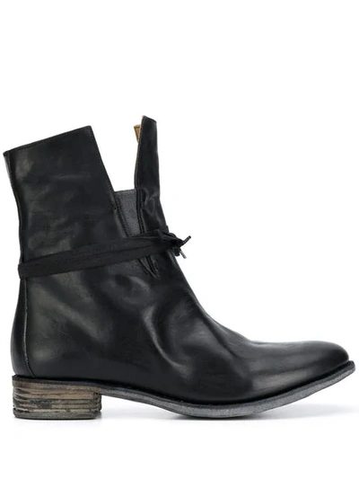 Shop A Diciannoveventitre Cordovan Boots In Black