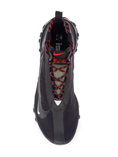 Shop Nike React Runner Mid Wr Ispa Sneakers - Black