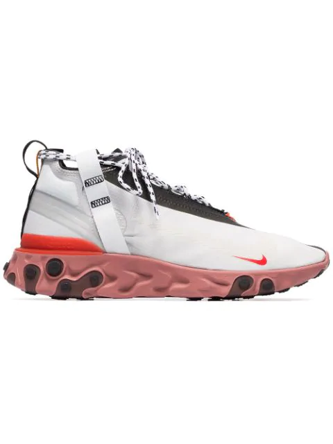 nike react runner mid wr ispa ripstop sneakers