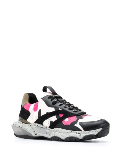 Shop Valentino Garavani Bounce Sneakers In Black