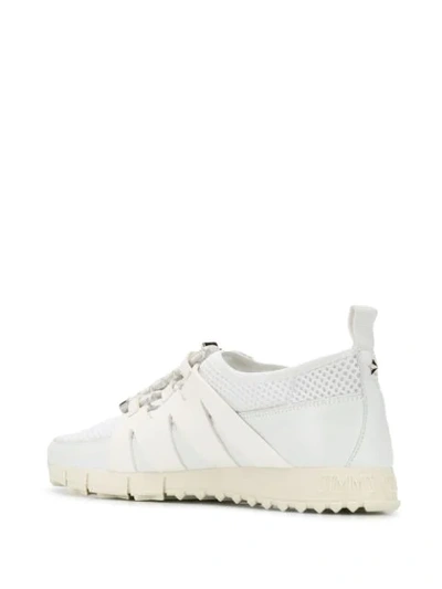 Shop Jimmy Choo Nija Sneakers In White