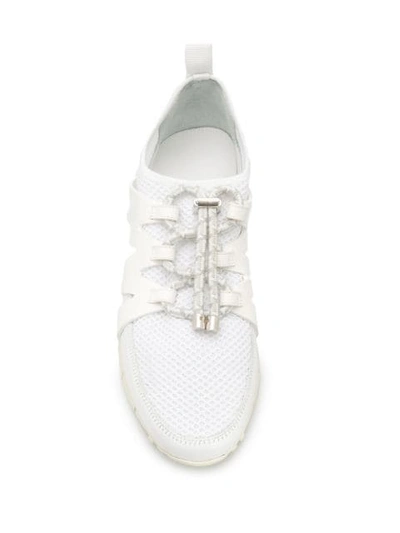 Shop Jimmy Choo Nija Sneakers In White