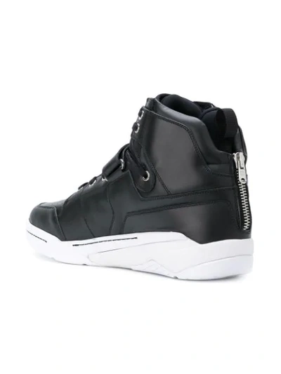 Shop Mastermind Japan Skull Print Hi-tops In Black