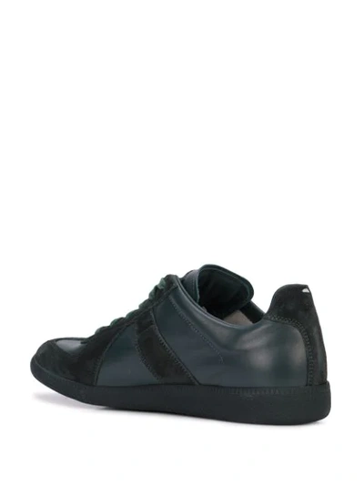 MAISON MARGIELA PANELLED SNEAKERS - 绿色