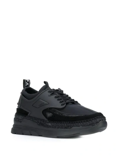 Shop Kenzo 'k-lastic' Sneakers In Black