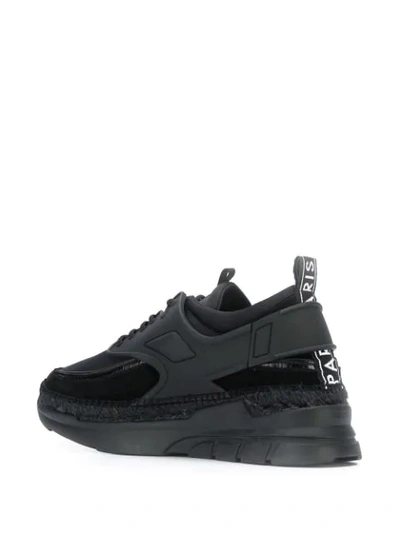 Shop Kenzo 'k-lastic' Sneakers In Black