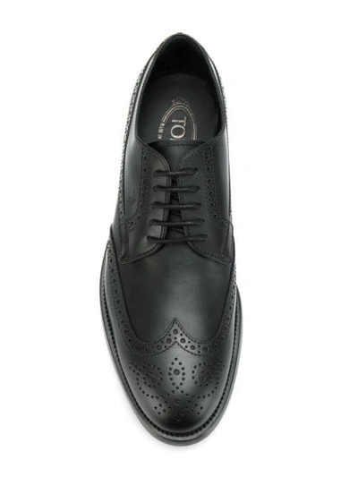 Tod's Classic Brogues In Black