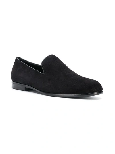 Shop Jimmy Choo Marlo Loafers In Black