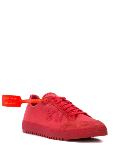 OFF-WHITE 2.0 LOW-TOP SNEAKERS - 红色