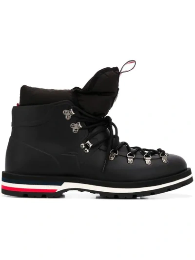 Moncler Black Henoc Hiking Boots | ModeSens