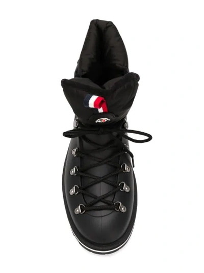 Shop Moncler Combat Sports Boots  In Black