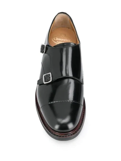 Shop Church's Wadebrige Monk Shoes In Black