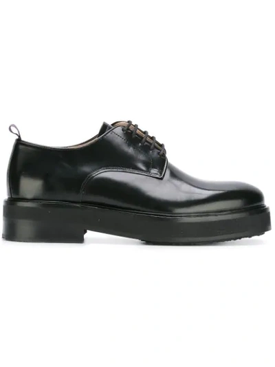 Shop Eytys Kingston Platform Derbies In Black