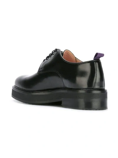 Shop Eytys Kingston Platform Derbies In Black