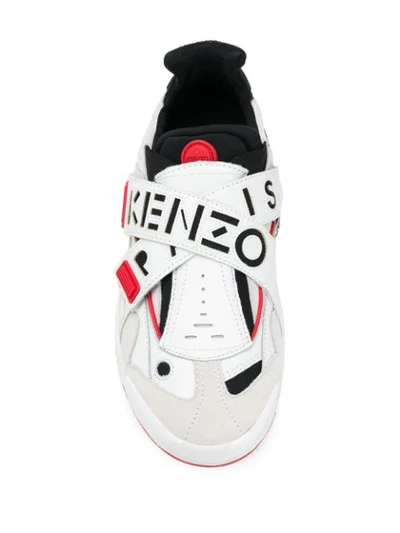 Shop Kenzo New Sonic Sneakers In White