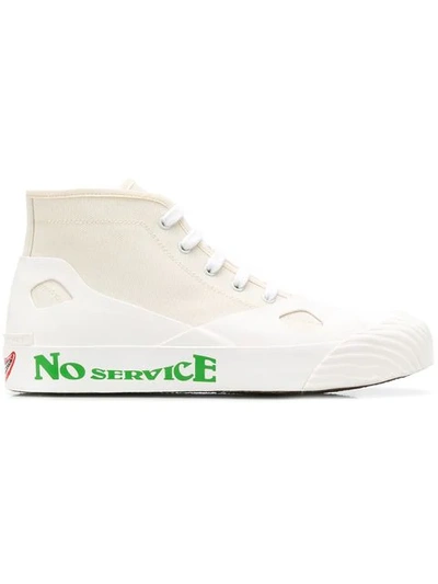 Shop Stella Mccartney No Service Sneakers In White
